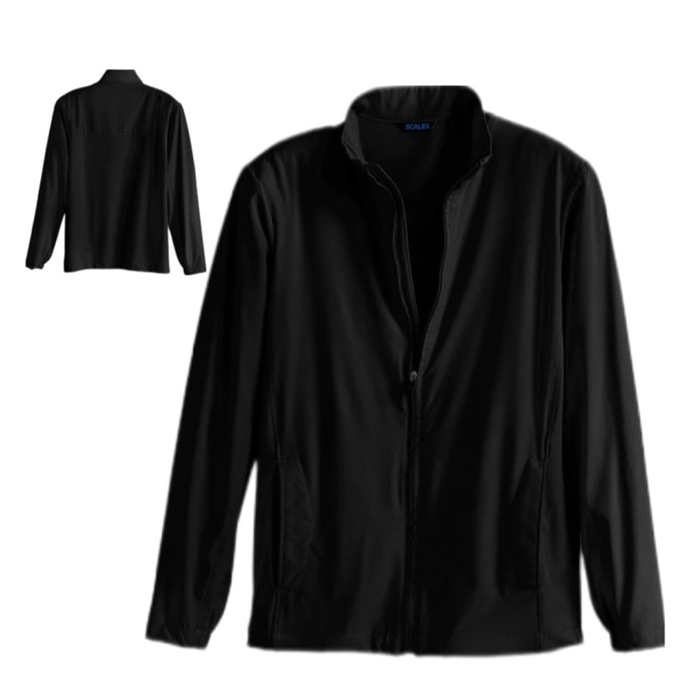 Scales Gear Jacket Black Fishing Full Zip 3XL Lightweight Quick Drying NWT